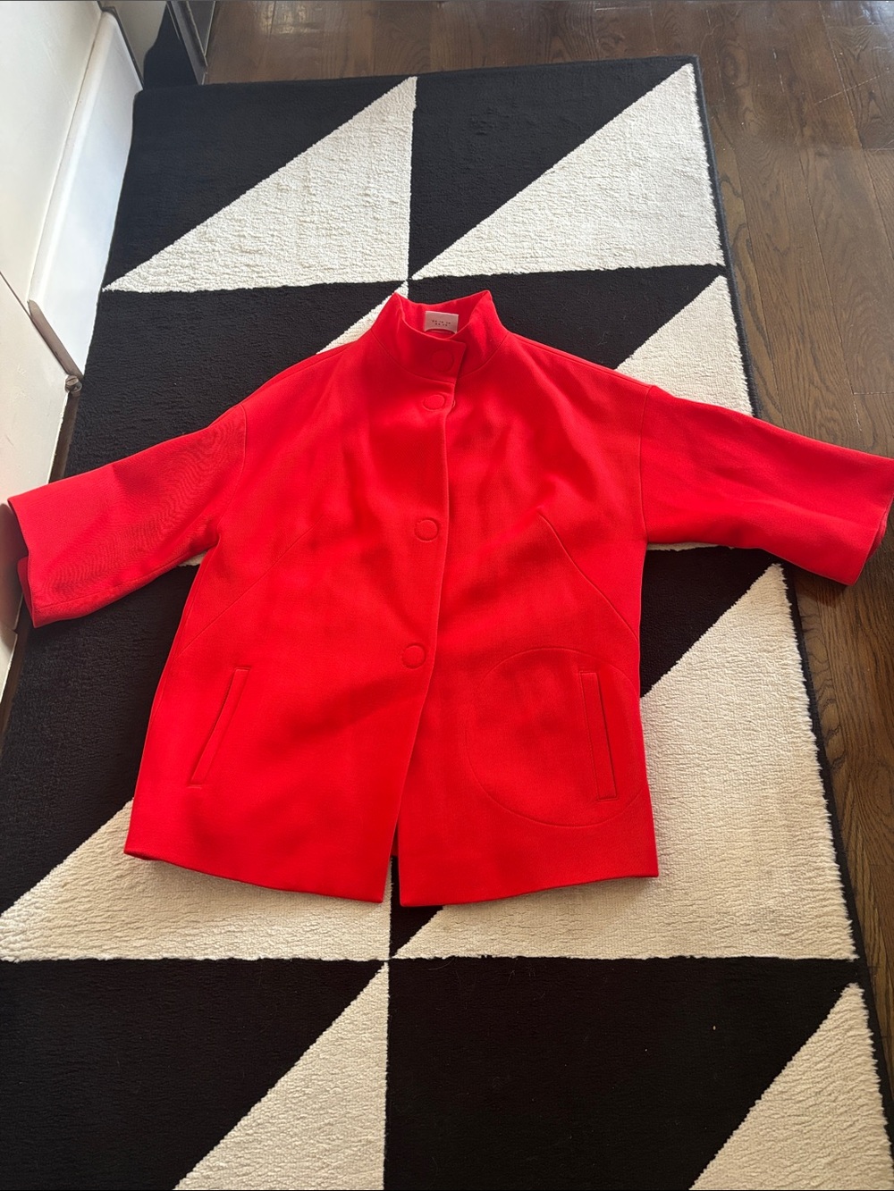 Akris Punto Red Women's Spring Coat US size 14